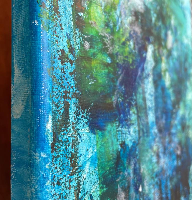 Original Abstract Expressionism Abstract Painting by Christel Haag