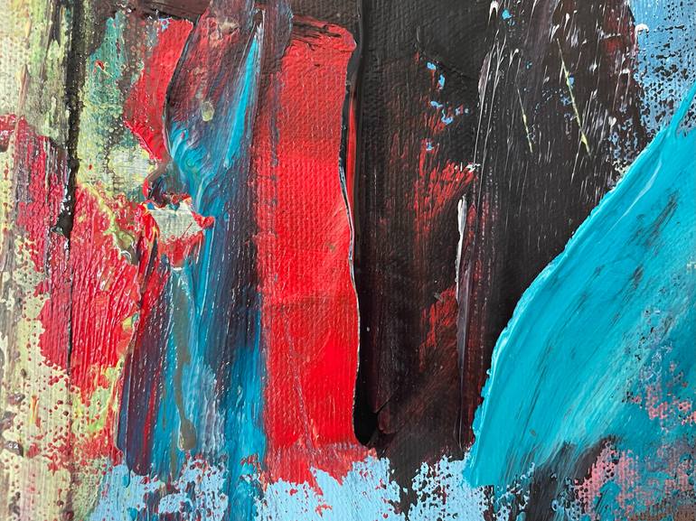 Original Abstract Expressionism Abstract Painting by Christel Haag