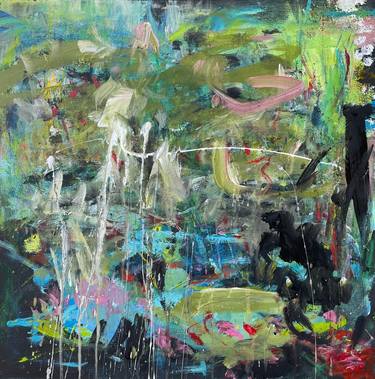 Original Abstract Expressionism Abstract Paintings by Christel Haag