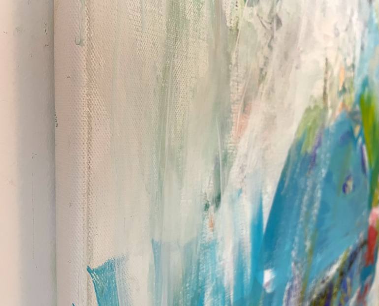 Original Abstract Expressionism Abstract Painting by Christel Haag