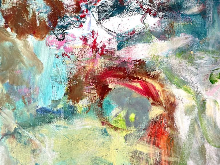 Original Abstract Expressionism Abstract Painting by Christel Haag