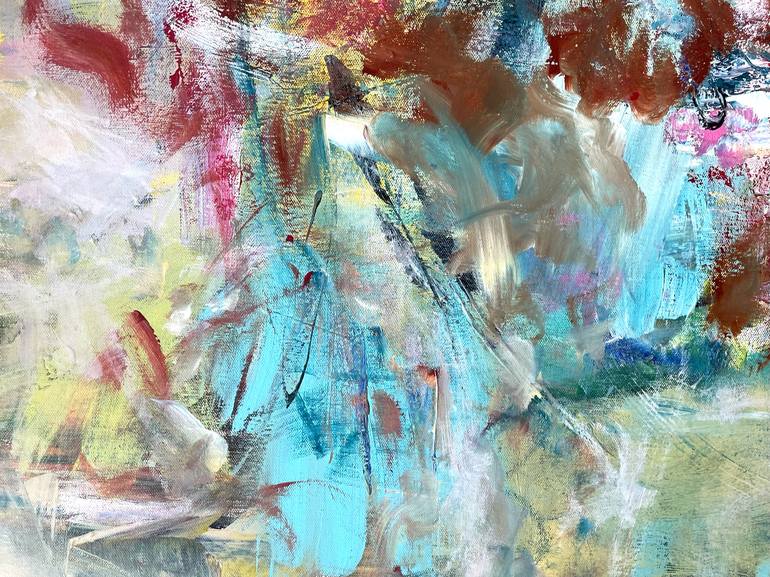 Original Abstract Expressionism Abstract Painting by Christel Haag