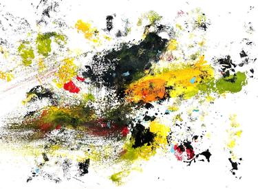 Original Fine Art Abstract Paintings by Christel Haag