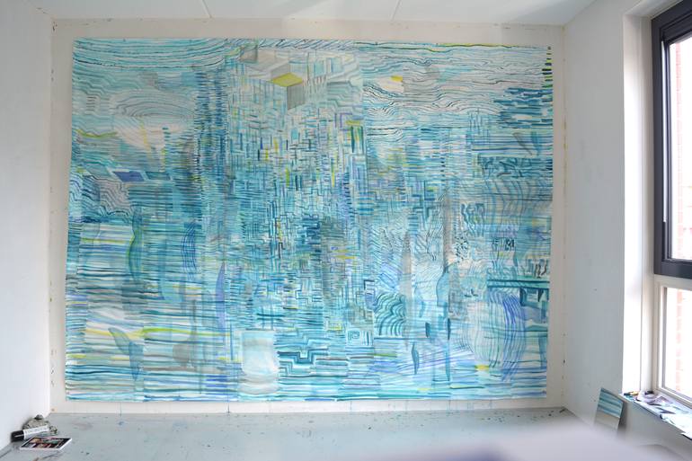 Original Abstract Drawing by Marisa Rappard