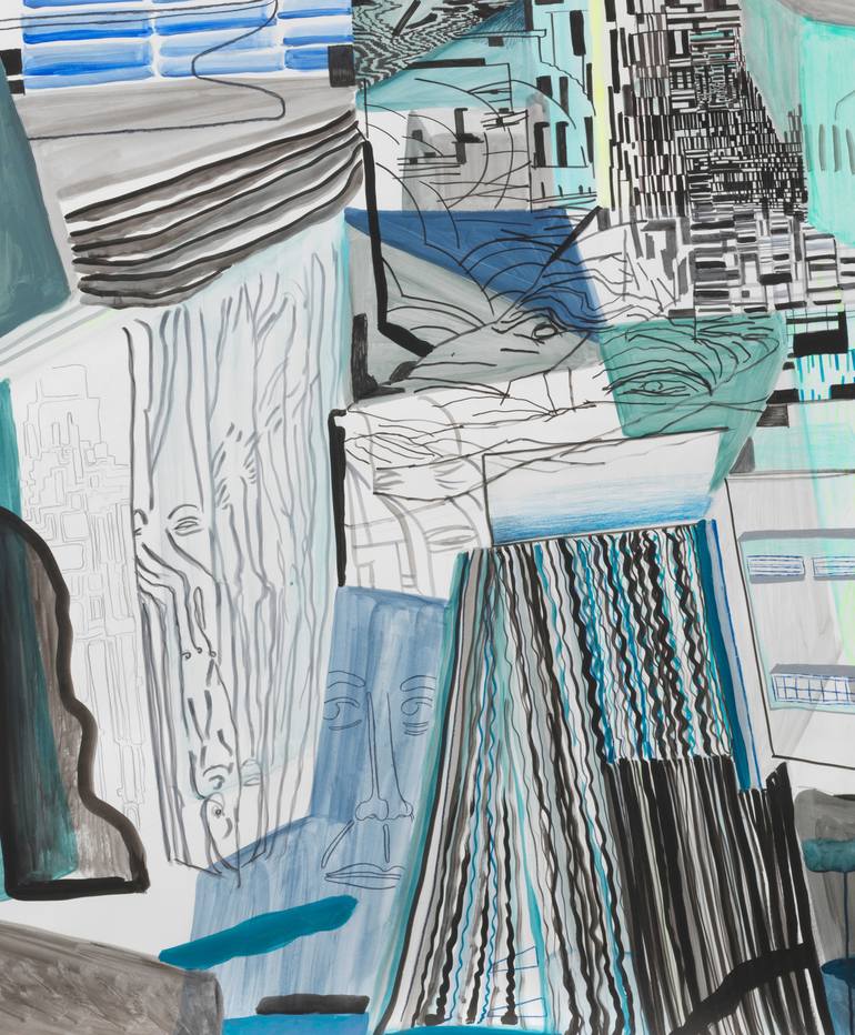 Original Figurative Technology Drawing by Marisa Rappard