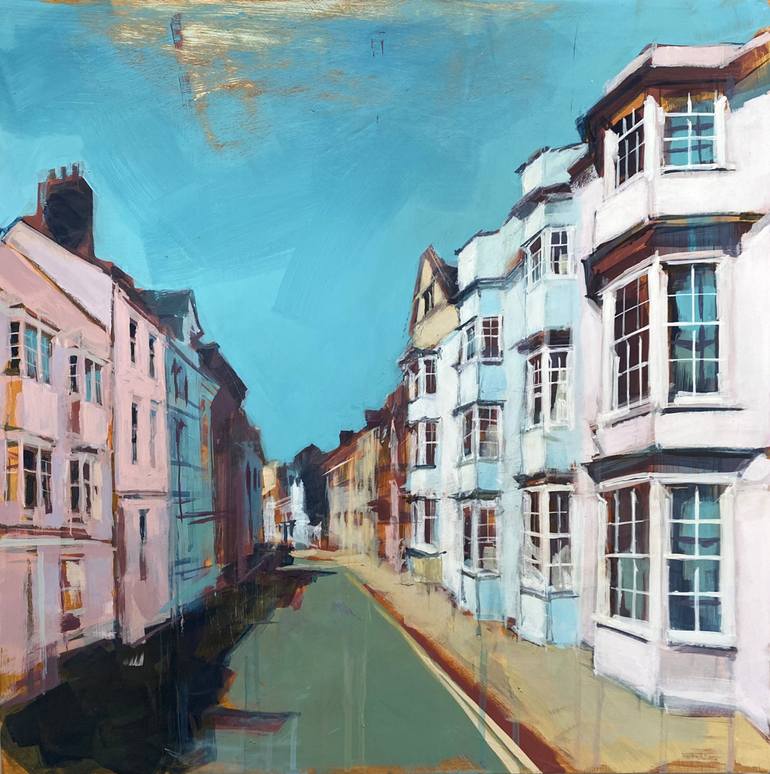 Holywell Street, Oxford Painting by Camilla Dowse | Saatchi Art