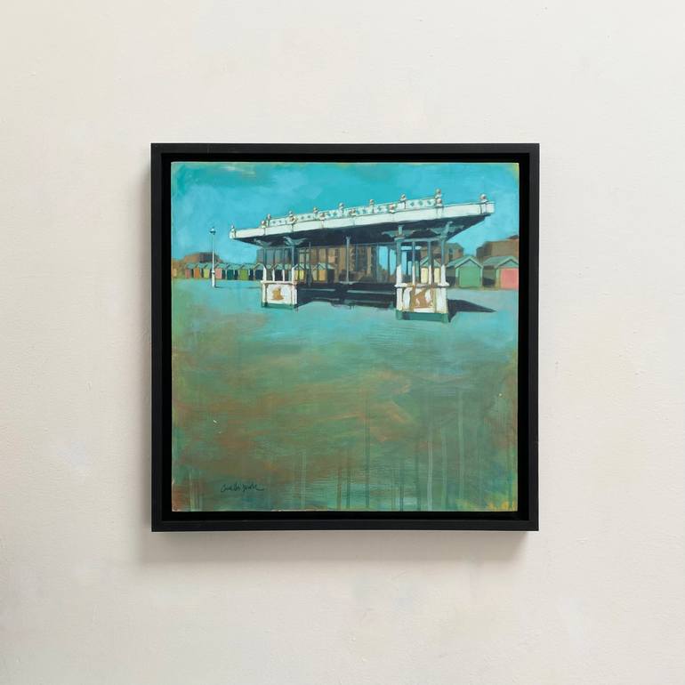 Original Impressionism Architecture Painting by Camilla Dowse