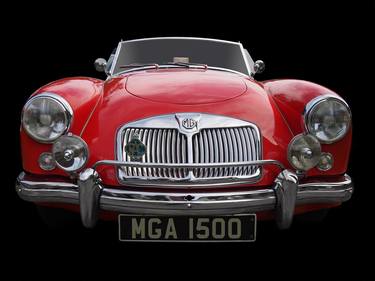 Red 1957 MGA 1500 thumb