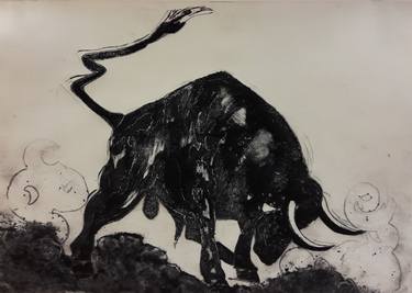 Print of Animal Printmaking by frank martin hoffmann