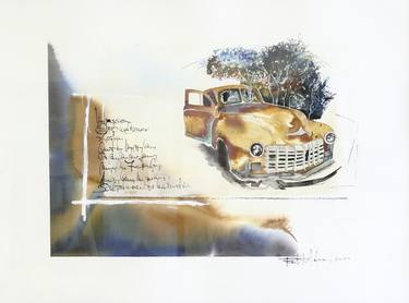 Print of Illustration Car Paintings by frank martin hoffmann