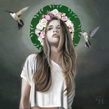 Original Figurative Portrait Paintings by Chiara Cappelletti