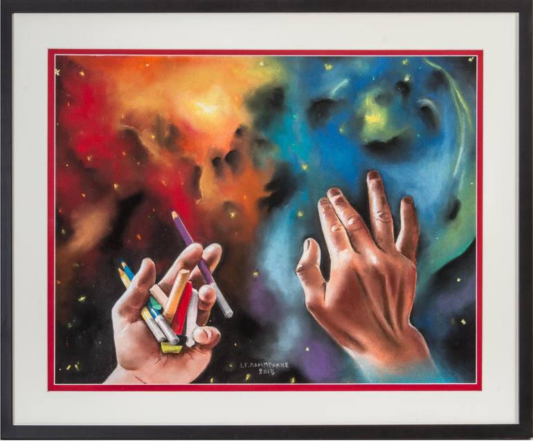 Original Art Deco Fantasy Painting by Yannis Lamprakis