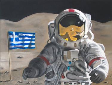 Original Fine Art Outer Space Paintings by Yannis Lamprakis