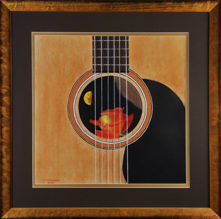 Original Art Deco Fantasy Painting by Yannis Lamprakis