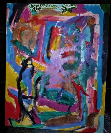 Original Abstract Expressionism Abstract Paintings by Russell  c Brennan