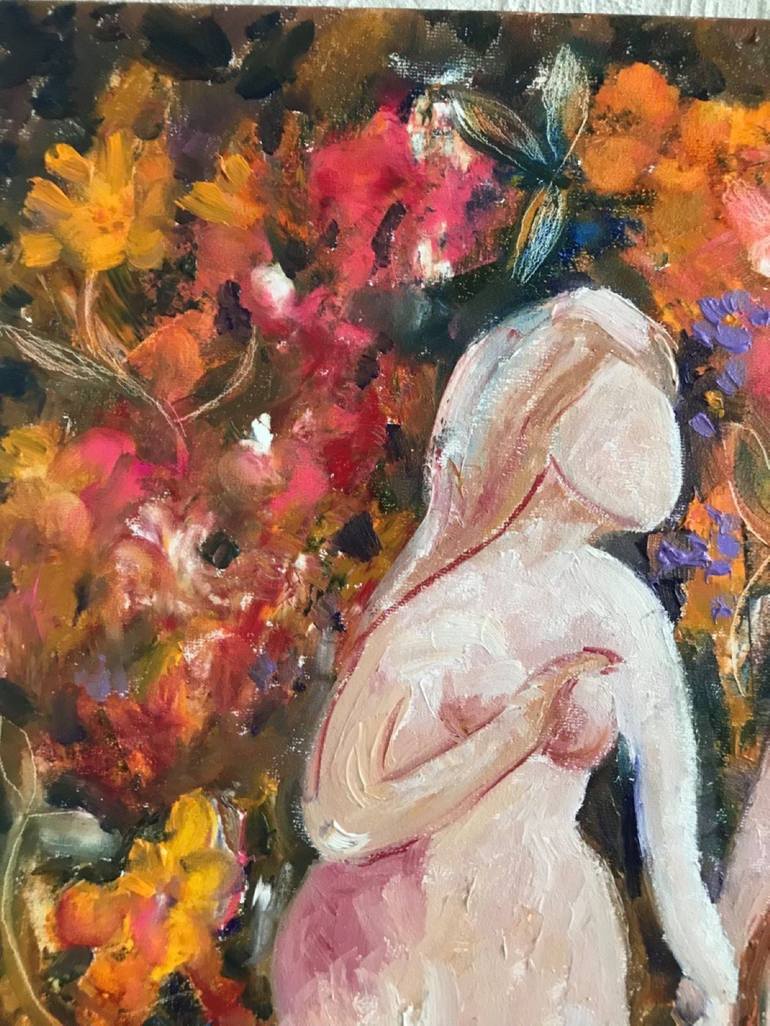 Original Color Field Painting Women Painting by Tatyana Pchelnikova