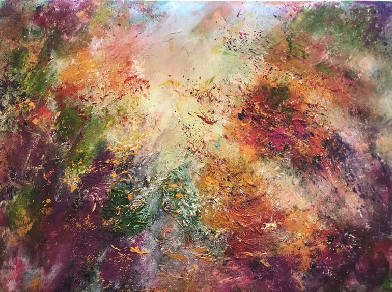 Original Abstract Expressionism Abstract Painting by Tetiana Pchelnykova