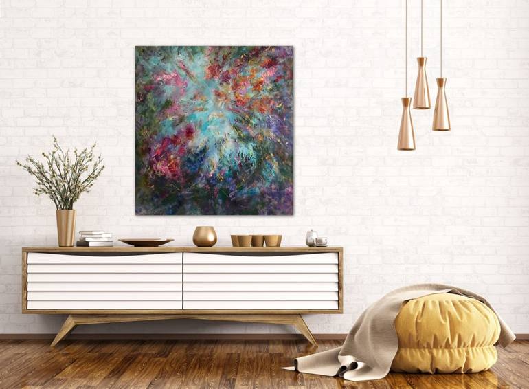 Original Abstract Expressionism Abstract Painting by Tetiana Pchelnykova