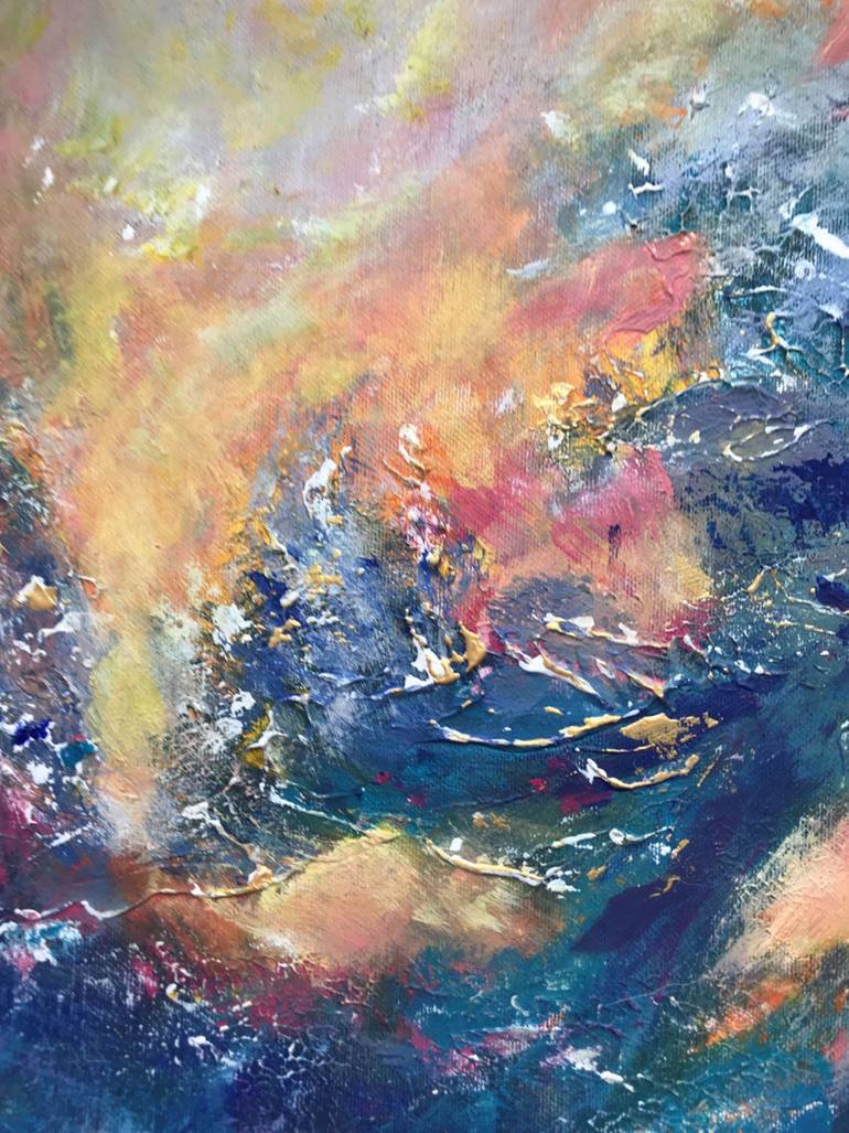Original Abstract Expressionism Abstract Painting by Tetiana Pchelnykova