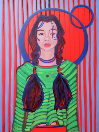 Original Portraiture Portrait Paintings by Van Lanigh