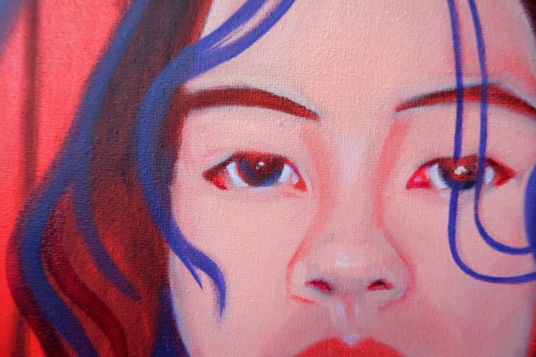 Original Portraiture Portrait Painting by Van Lanigh