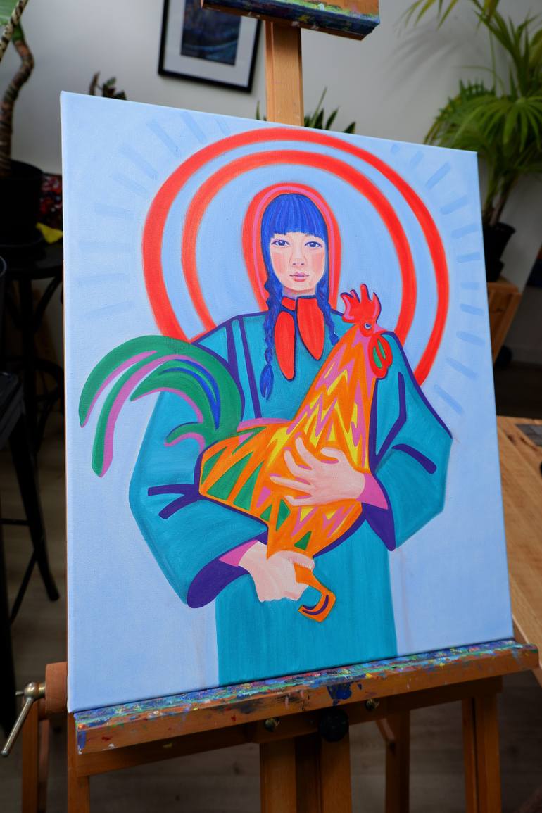 Original Figurative Fantasy Painting by Van Lanigh