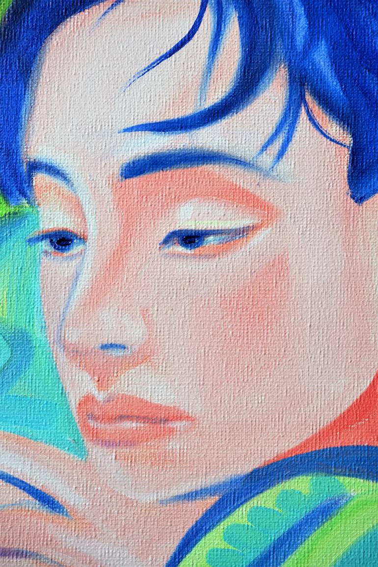 Original Surrealism Fantasy Painting by Van Lanigh