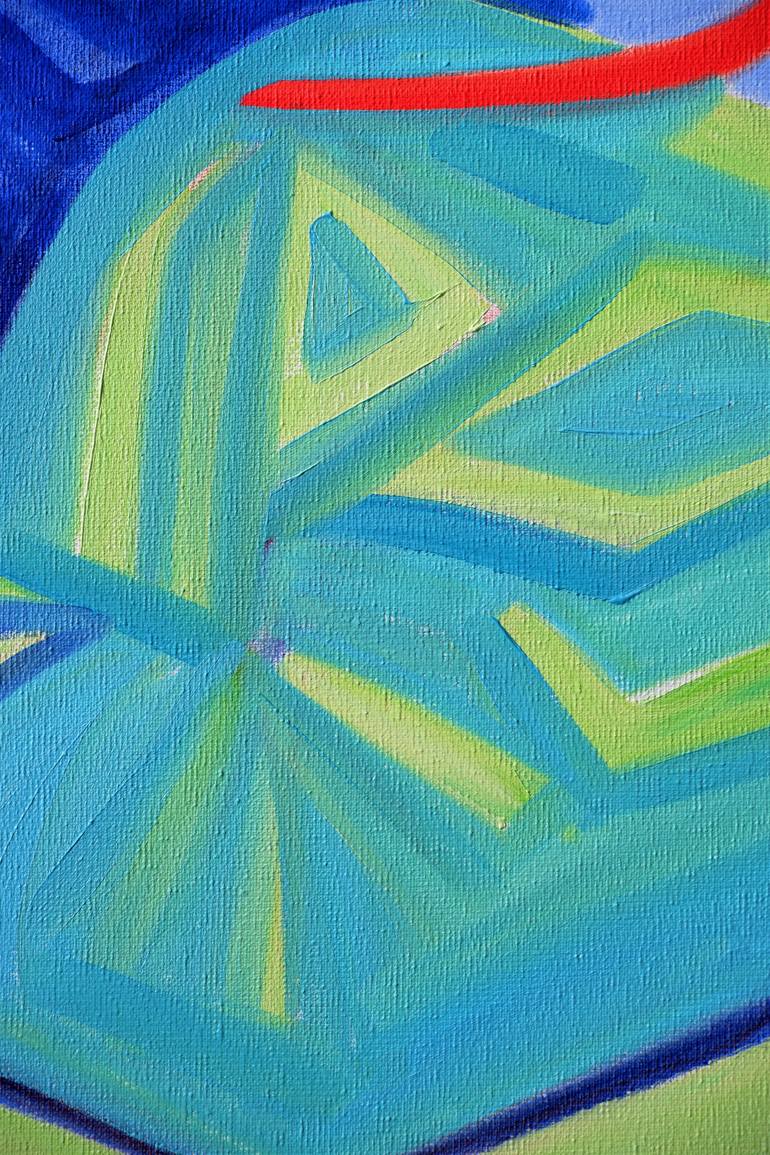 Original Surrealism Fantasy Painting by Van Lanigh