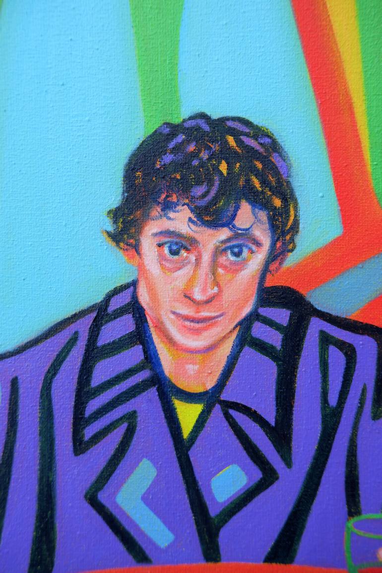 Original Surrealism Travel Painting by Van Lanigh