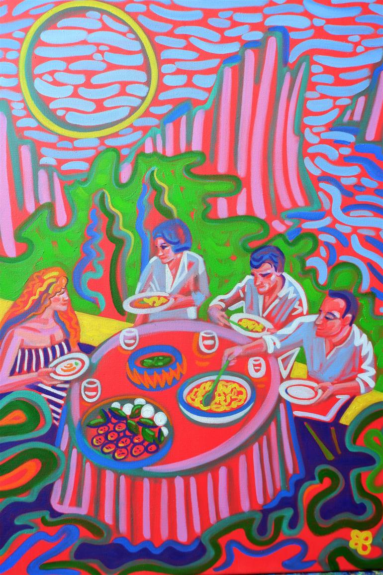 Original Impressionism Travel Painting by Van Lanigh