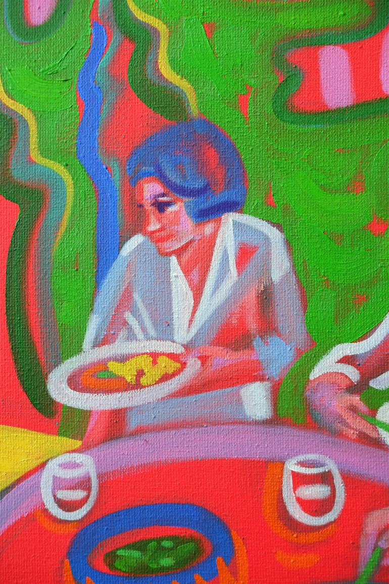 Original Impressionism Travel Painting by Van Lanigh