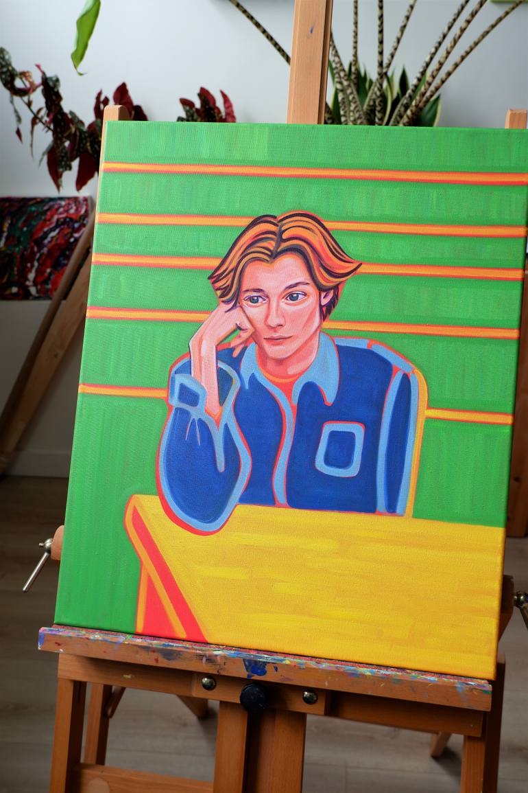 Original Figurative People Painting by Van Lanigh