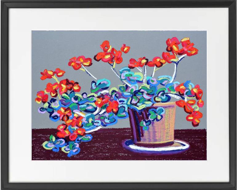 Original Floral Painting by Van Lanigh