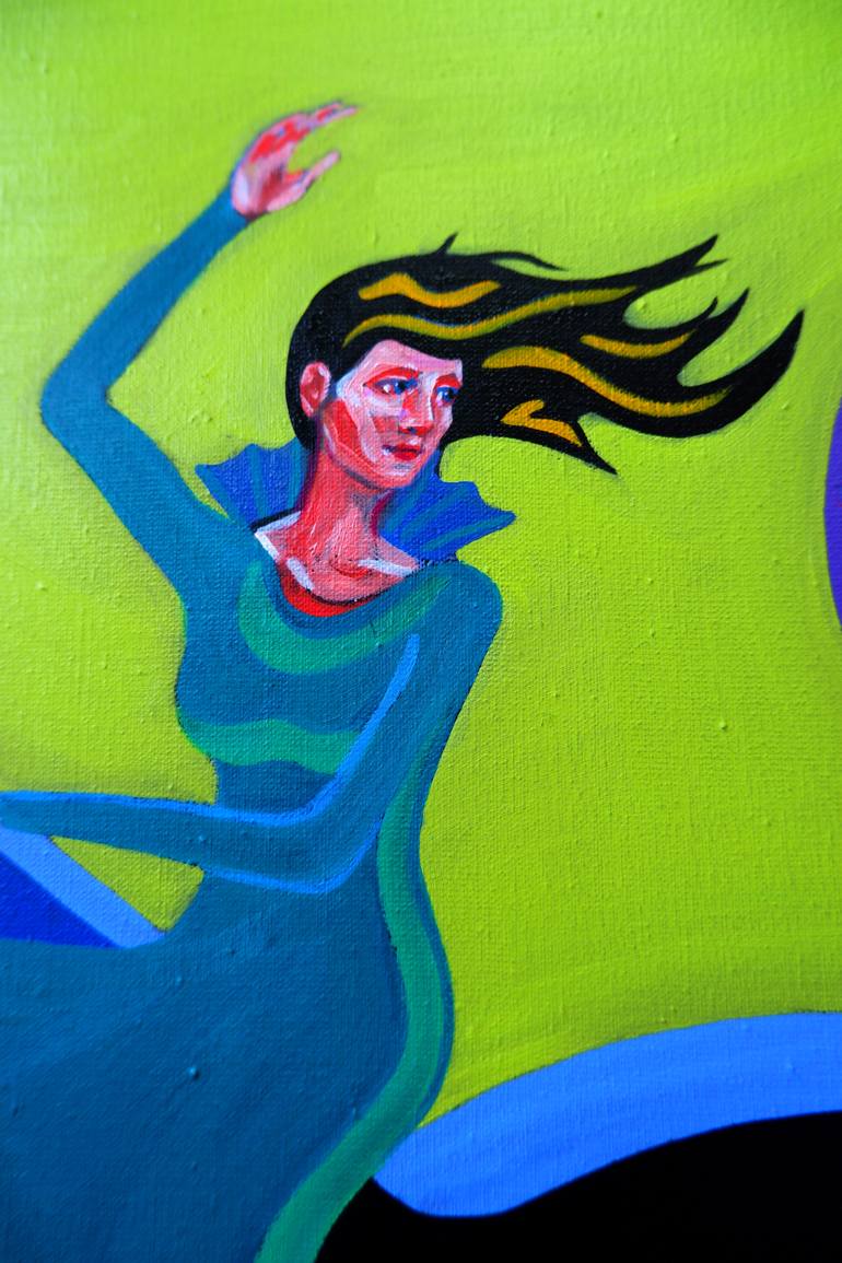 Original Abstract Landscape Painting by Van Lanigh