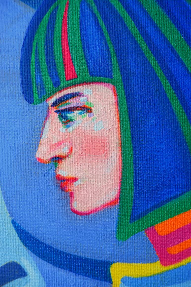 Original Surrealism Fantasy Painting by Van Lanigh