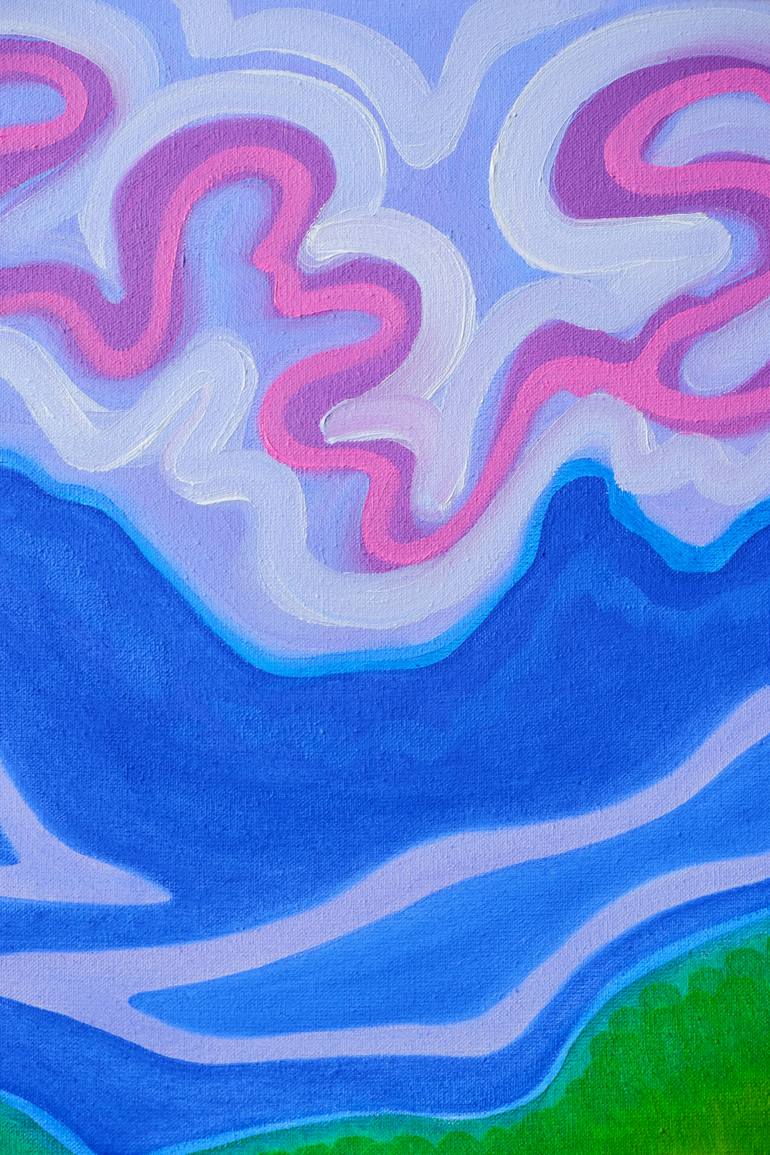 Original Fauvism Landscape Painting by Van Lanigh