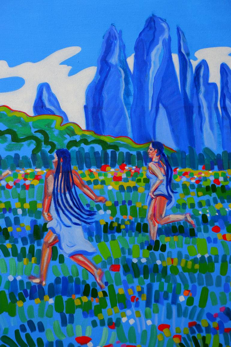 Original Fauvism Landscape Painting by Van Lanigh
