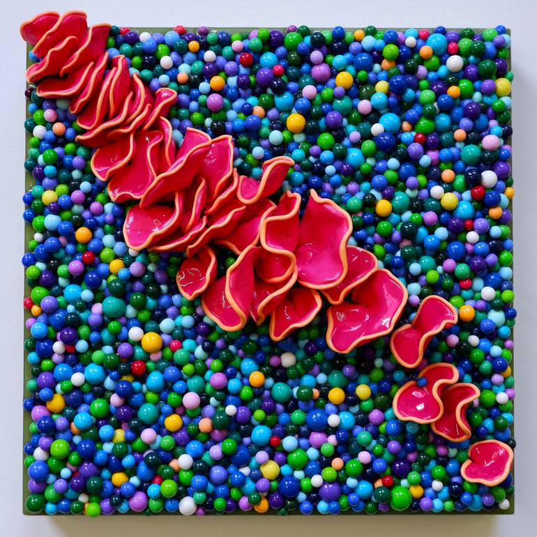 Original Nature Sculpture by Van Lanigh | Abstract Expressionism Art on Clay | What is the secret of life? | Tactile Sculpture