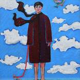 A Thin Line Between Freedom and a Pet Pigeon by Van Lanigh