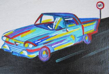 Print of Pop Art Car Paintings by Van Lanigh