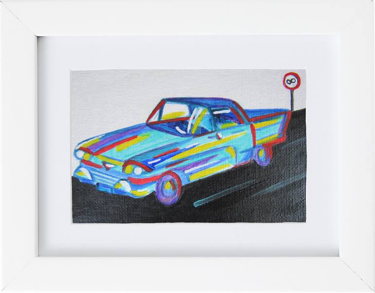 Original Pop Art Car Painting by Van Lanigh