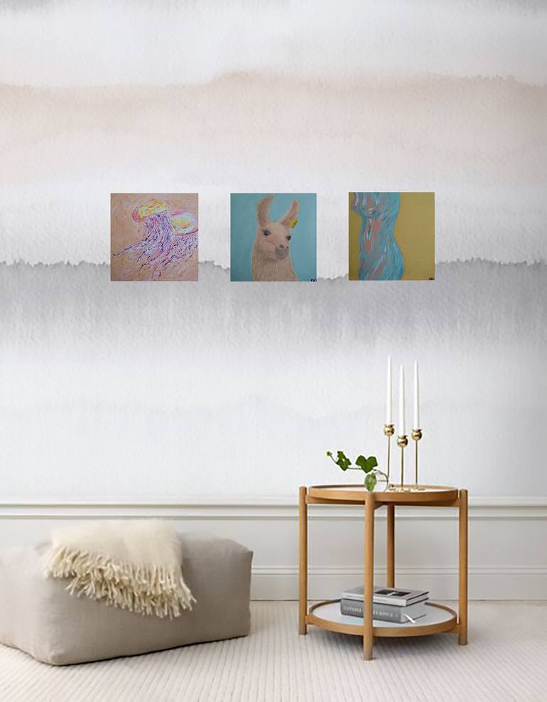 Original Portraiture Animal Painting by Van Lanigh