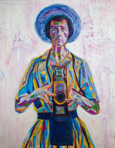 The portrait of the Self-portrait genius Vivian Maier thumb
