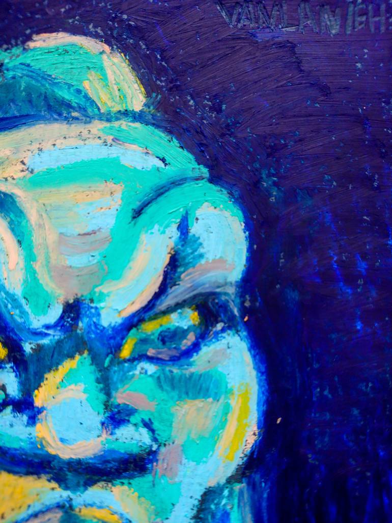 Original Expressionism Abstract Painting by Van Lanigh