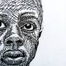 This drawing was inspired by the stunning photographs of Vivien Mayer.