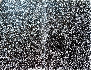 Original Abstract Expressionism Abstract Drawings by Van Lanigh