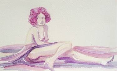 Print of Figurative Nude Paintings by Van Lanigh