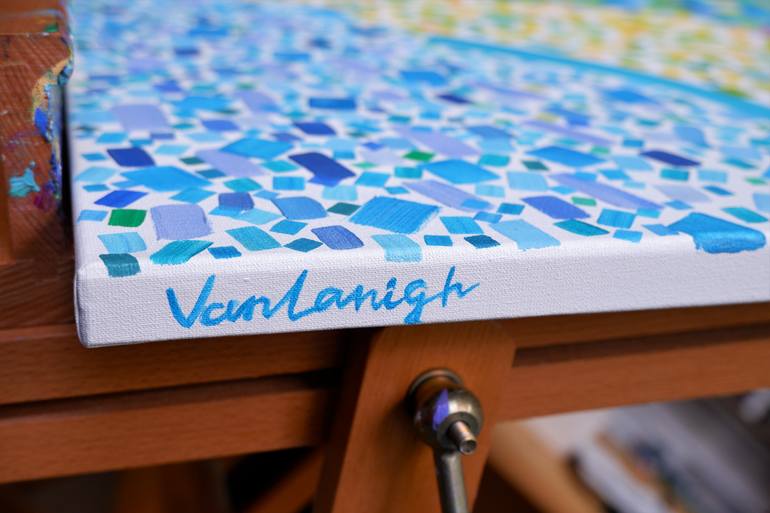 Original Expressionism Abstract Painting by Van Lanigh