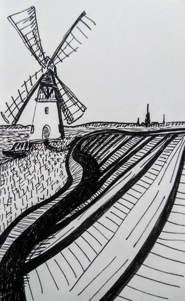 Miniature drawing - The Netherlands thumb