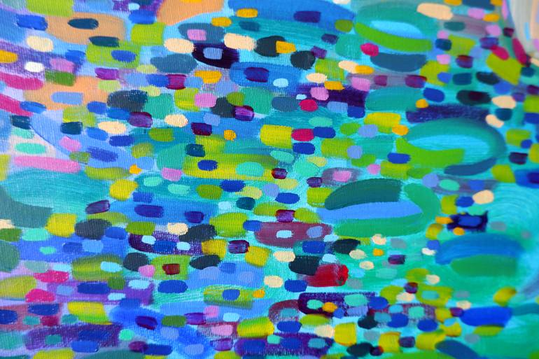 Original Impressionism Water Painting by Van Lanigh